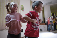 Игровая программа для детей прошла в Доме культуры «Десна» в Рязановском