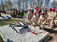 Представители военно-патриотического отряда «Святогор» побывали на открытии «Вахты памяти — 2024»  