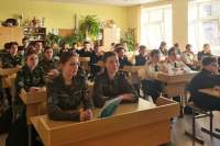 В кадетских классах школы №2083 прошел музейный урок «Хранители Отечества»