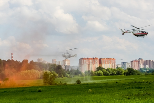 Московская авиация обеспечивает безопасность столицы